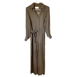 Mason Martin Margiela Printed Tie Waist Jumpsuit Size 40